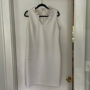 White Calvin Klein dress